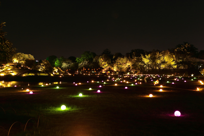 岡山後楽園　幻想庭園2022